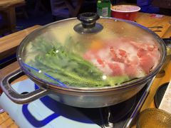 年糕五花肉火锅-花腰餐吧Bistro烧烤 傣味(传媒大学店)