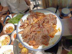 -明洞阿姨·韩式酱蟹烤肉·创意料理(三元桥店)