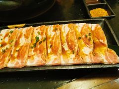 调味猪五花-九田家黑牛烤肉料理(珠江摩尔店)
