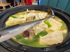 农家火腿豆腐煲-浔味·山屿湖·正宗淳牌全鱼宴老字号