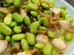 咸菜毛豆炒菱角-绍兴名菜馆(可乐路店)