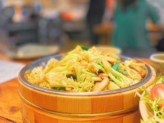 大盆有机菜花-呱呱叫民俗风味主题餐厅(沣峪口店)