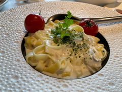 蘑菇蒜香柠檬奶油意大利面-燃扒房Steakhouse(皇庭店)