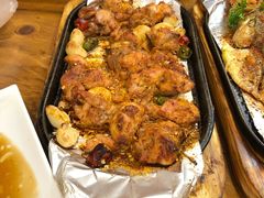 东镇老味道烤鸡块-老东镇啤酒屋海鲜加工·蒸汽海鲜·海鲜烧烤(台东店)