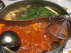 番茄牛腩鸳鸯锅-左庭右院鲜牛肉火锅(环球港店)