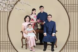 -时光纪亲子全家福照相馆(静安店母女写真父母纪念照)