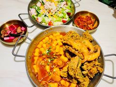 必点炸鸡翅配年糕-HOTISLAND海鸡岛·韩国料理(江南西店)