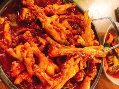 辣炒鸡爪-包装马车·韩国料理·포장마차