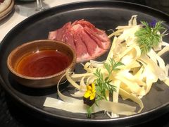 三年金钱火腿配大理手撕乳扇-泓0871臻选云南菜·味庄