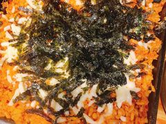 芝士泡菜炒饭-青瓦炭韩潮烤肉(花园道店)