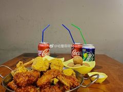 双拼炸鸡半半-BHC炸鸡(明洞总店)