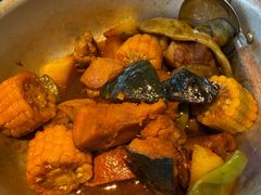排骨土豆炖豆角-关东小磨东北菜(上海长风大悦城店)