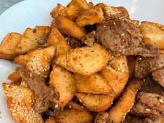 干煸馕炒肉-汗腾格里·风味餐厅(新疆驻京办店)