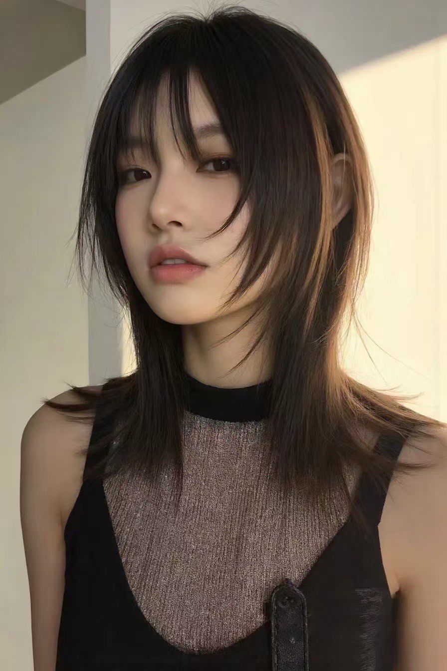 简约感发型#高层次锁骨发