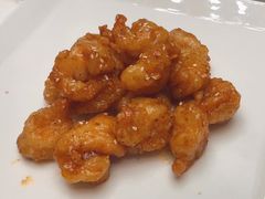 新派宫爆鲜虾球-莫干山郡安里度假酒店-桃尖中餐厅