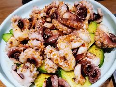 椒麻胶东小章鱼-直隶安家牛肉罩饼(建华店)