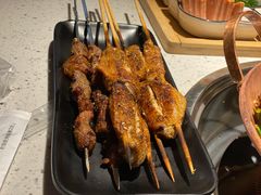 热气羊肉串-京韵胡同·酱香羊蝎子火锅涮肉(长寿路店)