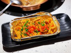 锡纸包浆豆腐-京韵胡同·酱香羊蝎子火锅涮肉(长寿路店)