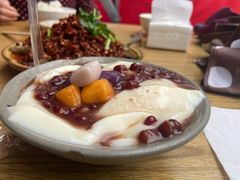 红豆芋圆白雪冰豆花-人和水上飘(第一家店)
