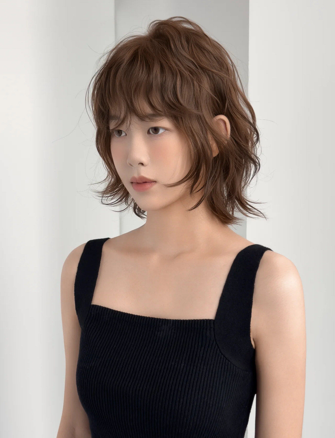 女生复古短发得精致感