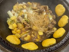 -粘豆包柴火铁锅炖