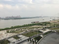 窗外长江景-武汉洲际酒店