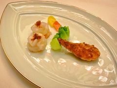 XO酱虾球伴脆皮琵琶豆腐-东海朗廷酒店-唐阁T’ANG COURT 中餐厅