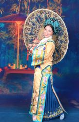 -后宫·古装汉服京剧儿童亲子全家福摄影