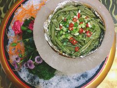 西湖莼菜捞蛰头-老虎滩船说·海胆水饺·大连海鲜(老虎滩店)