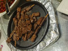 铁板羊肉串-一盏明灯全素斋(殊像寺店)