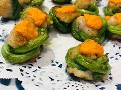 蟹黄墨鱼饼-龙桥私厨·姜花菊花过桥鱼·顺德菜(容桂店)