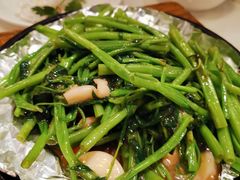 铁板虾酱芥兰-清晖小苑•顺德地方菜(壹海城店)