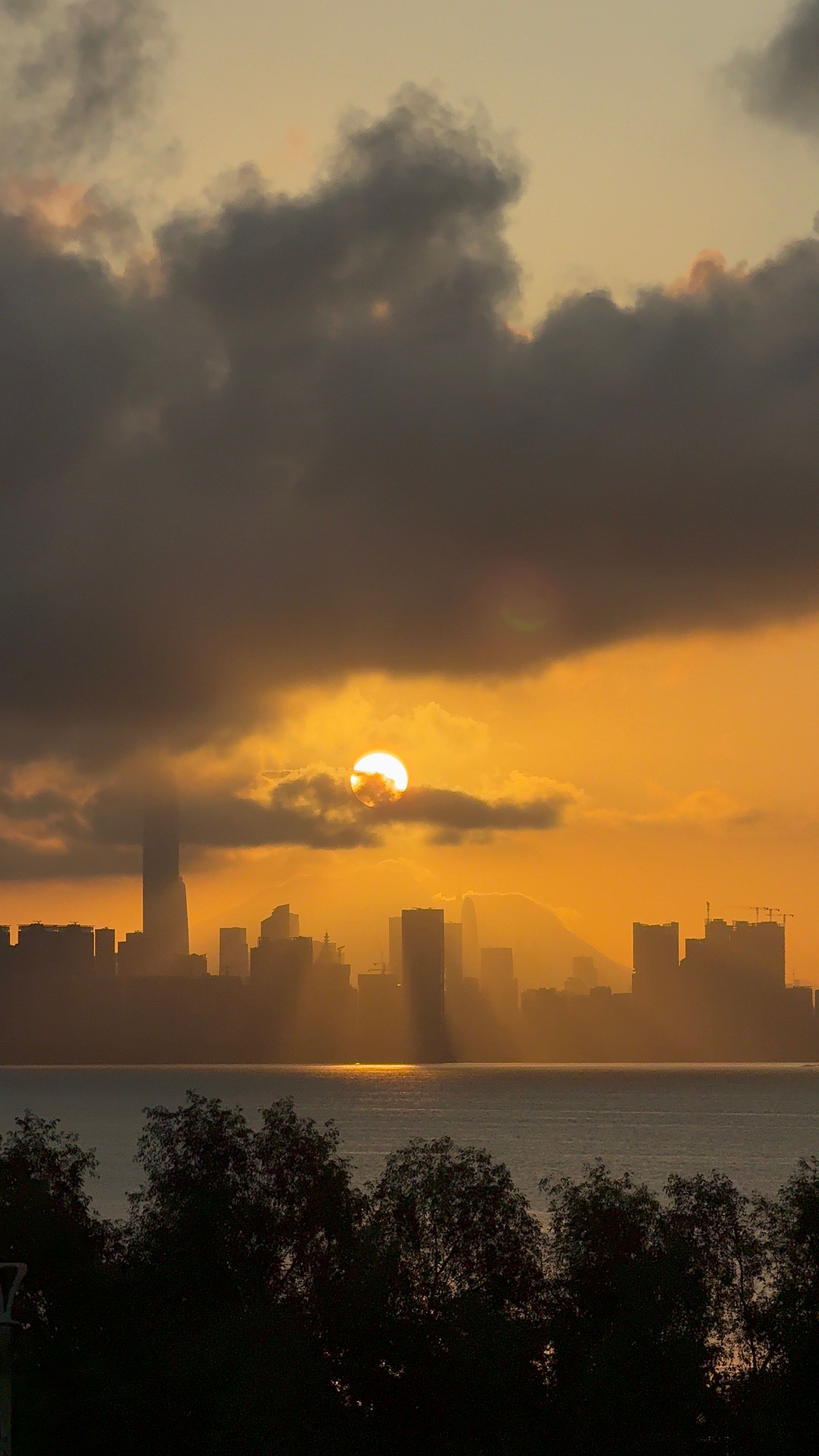 深圳湾看日出太美好啦啦啦