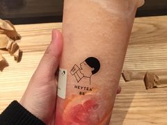满杯红柚-喜茶(上海正大广场店)
