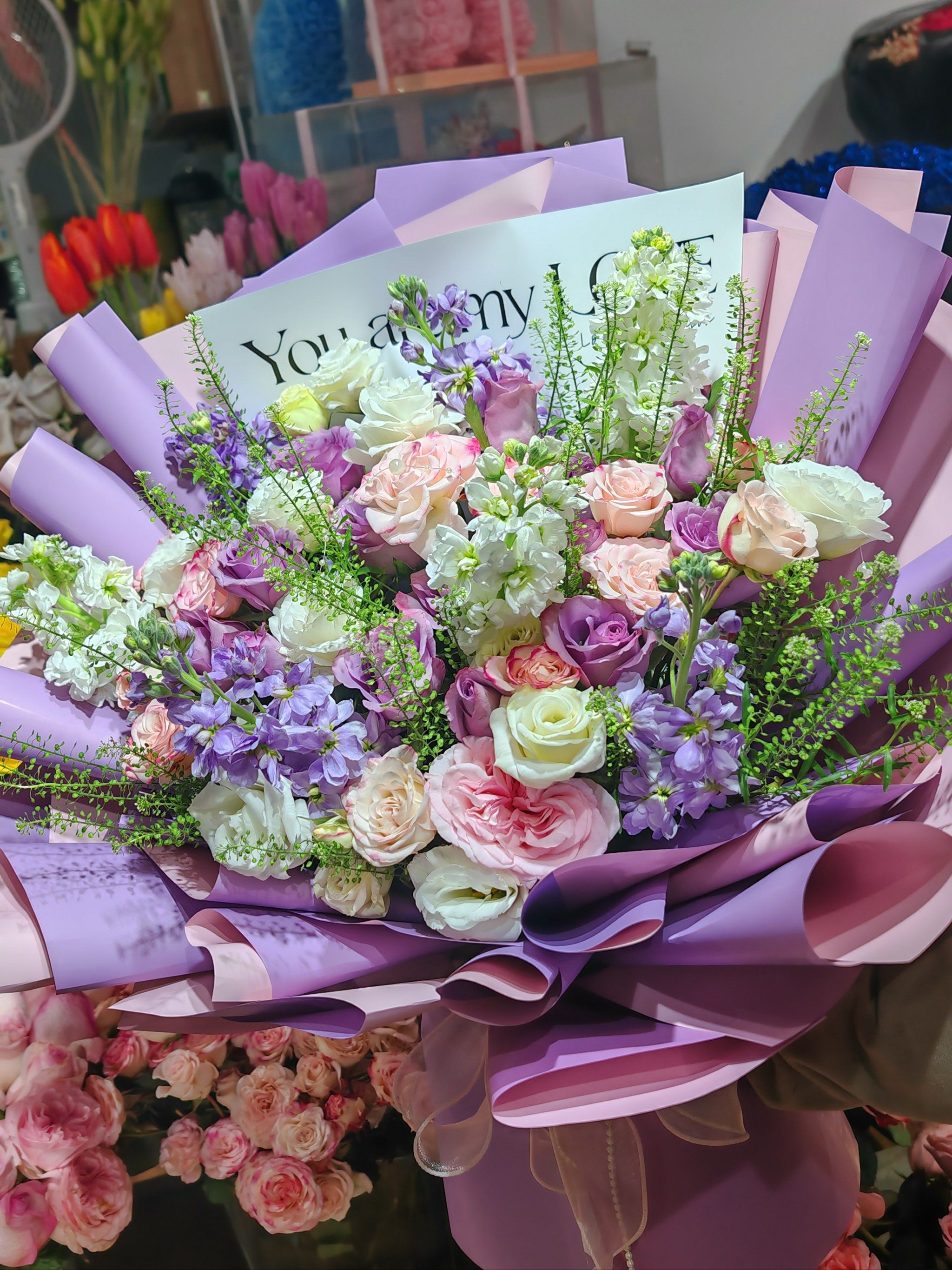 店内实拍视频 生日花束