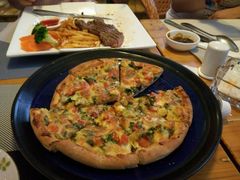 android_upload_pic-山色柴火烤披萨·原切牛扒