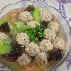 丝瓜木耳浸肉丸-荔枝楼酒家(员村东璟店)