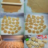 简单的三步，营养的全麦小饼干出炉咯