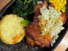 蒜香铁板鸡排-萨莉亚意式餐厅(三号湾广场店)