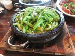 铁板鲜芋梗-农厨好味·温泉鹅·农家菜