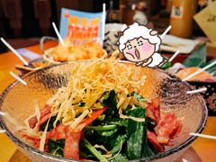 获奖的菠菜培根沙拉-有喜屋·深夜食堂(北京西路店)