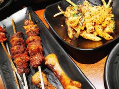 雪花牦牛肉串-麒麟风烤牛肉·云南烧烤小排档(丹凤街店)