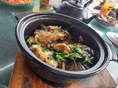 -古榕农庄·清远鸡·泥焗鸡·无花果药膳桑拿鸡(清远银盏温泉店)