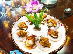-东来菜馆•手抓海鲜家常菜•海鲜锅贴(鸽子窝店)
