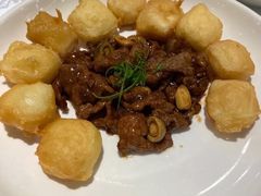脆皮鲜奶拼蚝油牛肉-和记小菜(东方店)