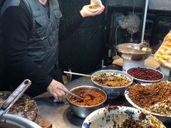 -清真马乐贝腊牛肉蛋黄菜夹馍(马蓉洒金桥店)