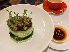 红油牛舌脆瓜卷-武汉香格里拉大酒店·香宫中餐厅