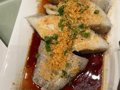 金银蒜蒸鲽鱼-老边饺子馆(金源店)