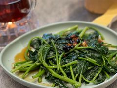 蒜头豆豉番薯苗-聚福宝合苑食府(南头镇店)