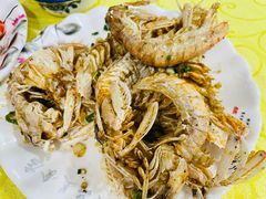 椒盐濑尿虾-顺品美食店•现捞海鲜(海陵岛店)